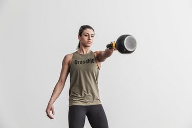 Nobull Crossfit® High-Neck Tank Linne Dam Gröna | DN6398204