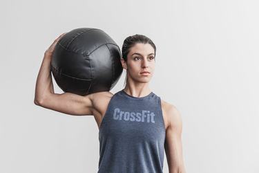 Nobull Crossfit® High-Neck Tank Linne Dam Marinblå | PZ6497031