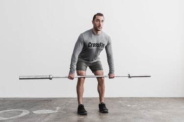 Nobull Crossfit® Långärmad T-Shirt Herr Grå | DJ2635714