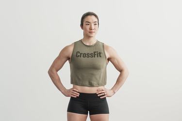 Nobull Crossfit® Muscle Tank Linne Dam Gröna | MY3946815