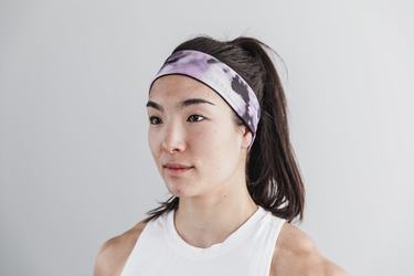 Nobull Headband 2" Tie-Dye Pannband Dam Rosa Svarta | IB0248716