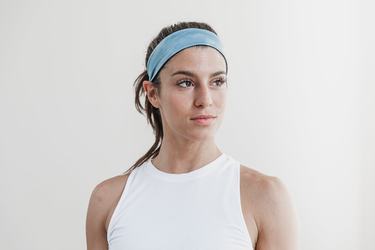 Nobull Headband 2" Tie-Dye Pannband Dam Blå | TD7043865