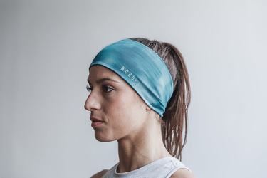 Nobull Headband 4" Tie-Dye Pannband Herr Blå | UX1027945