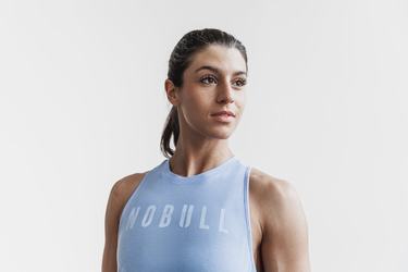 Nobull High-Neck Tank Bright Colors Linne Dam Blå | GV2876340