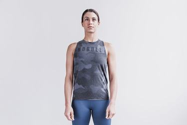 Nobull High-Neck Tank Linne Dam Grå Camo | UL4813792