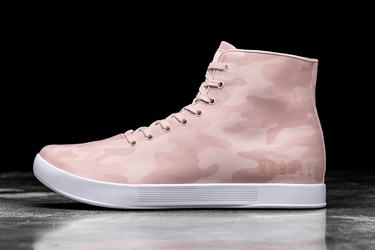 Nobull High-Top Canvas Trainer Skor Dam Rosa Camo | DU6759481