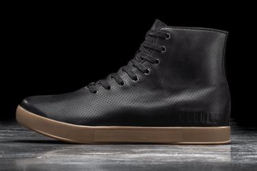 Nobull High-Top Leather Trainer Skor Dam Svarta | CP6895432