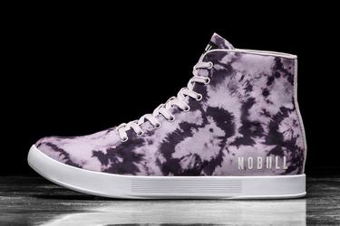 Nobull High-Top Tie-Dye Canvas Trainer Skor Herr Lila | DW4932516