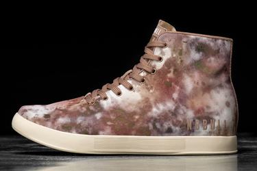 Nobull High-Top Tie-Dye Canvas Trainer Skor Dam Bruna Khaki | LV7356209