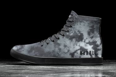 Nobull High-Top Tie-Dye Canvas Trainer Skor Dam Lila | TE1790435