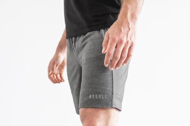 Nobull Knit 8.5" Shorts Herr Grå | KB0246351