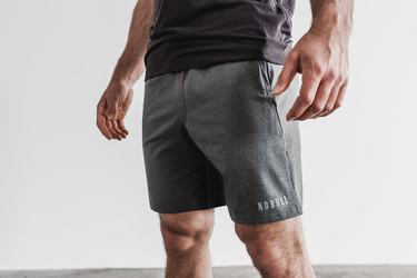 Nobull Knit 8.5" Shorts Herr Grå | QJ6403198