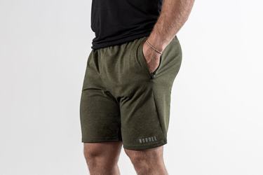 Nobull Knit 8.5" Shorts Herr Olivgröna | ES9624701