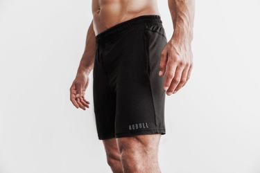 Nobull Knit 8.5" Shorts Herr Svarta | QD3507194