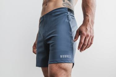 Nobull Lightweight 7" Shorts Herr Blå | KH9256134