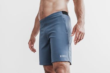 Nobull Lightweight 9" Shorts Herr Blå | TN8501372