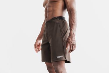 Nobull Lightweight 9" Shorts Herr Choklad | UJ2374916