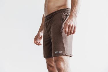 Nobull Lightweight Knit 7" Shorts Herr Bruna | BH9568472