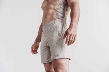 Nobull Lightweight Knit 7" Shorts Herr Grå | DY1894560