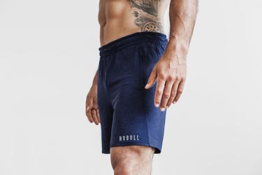 Nobull Lightweight Knit 7" Shorts Herr Marinblå | BF0718235