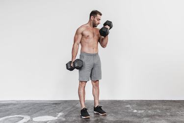 Nobull Lightweight Knit 9" Shorts Herr Grå | OS2785164