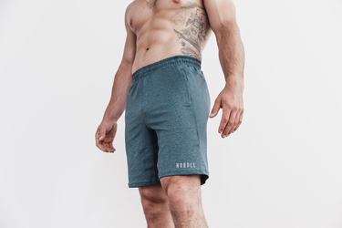 Nobull Lightweight Knit 9" Shorts Herr Turkos | NB9743158