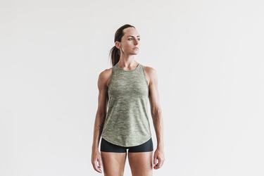 Nobull Lightweight Textured Tank Linne Dam Marinblå Camo | IR7351829