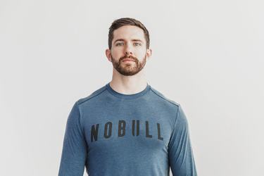 Nobull Långärmad T-Shirt Herr Mörkturkos | GB7510289