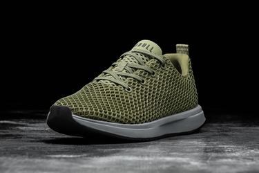 Nobull Mesh Runner Löparskor Dam Olivgröna | NZ0328761