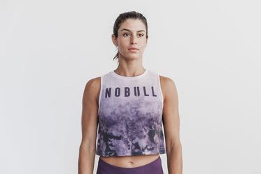 Nobull Muscle Dip-Dye Tank Linne Dam Lila | ZL2961430