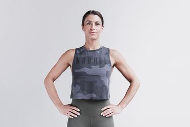 Nobull Muscle Tank Linne Dam Grå Camo | GC5819320