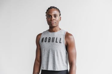 Nobull Muscle Tank Linne Dam Grå | VI7461835