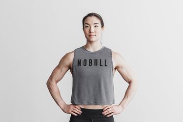 Nobull Muscle Tank Linne Dam Mörkgrå | MJ4725196