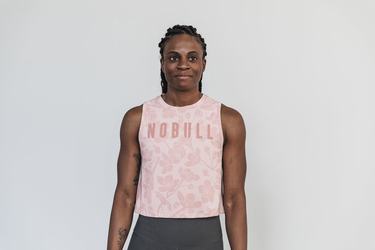 Nobull Muscle Tank Linne Dam Rosa Rosa | CL0162789