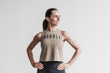 Nobull Muscle Tank (Madison) Linne Dam Ljusbruna | PM8924107