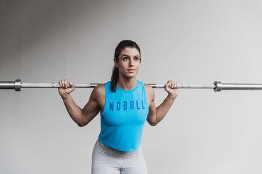 Nobull Muscle Tank Neon Träningslinne Dam Blå | HL2631458