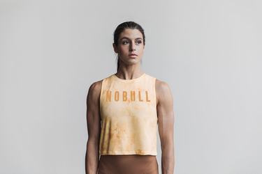 Nobull Muscle Tank Tie-Dye Linne Dam Gula | DY2635780