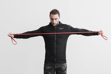 Nobull Performance Zip-up Huvtröja Herr Svarta | JA9183406