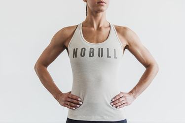 Nobull Racerback Tank Linne Dam Beige | BC1865093