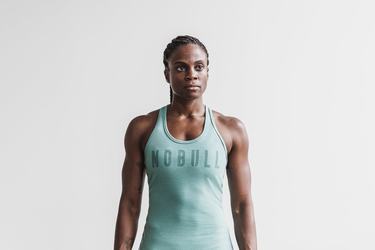 Nobull Racerback Tank Linne Dam Blå | DB1983425