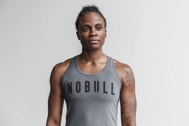 Nobull Racerback Tank Linne Dam Mörkgrå | KP2684901