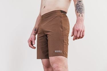 Nobull Stretch Woven 9" Shorts Herr Bruna | MS3195782