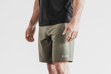 Nobull Stretch Woven 9" Shorts Herr Gröna | HX9564208