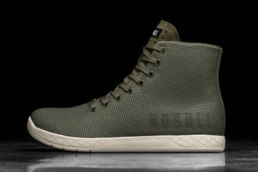 Nobull Superfabric High-Top Army Trainer Skor Dam Vita | EW2583710