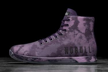 Nobull Superfabric High-Top Tie-Dye Trainer Skor Dam Mörklila | PV9582173