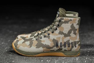 Nobull Superfabric High-Top Woodland Trainer Skor Dam Camo | KV3680197