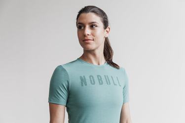 Nobull T-Shirt Dam Blå | SO1205734