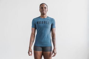 Nobull T-Shirt Dam Mörkturkos | UV4831076