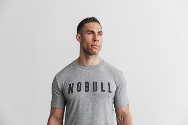 Nobull T-Shirt Herr Grå | CW4029583