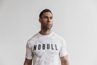 Nobull T-Shirt Herr Grå | XU2374598